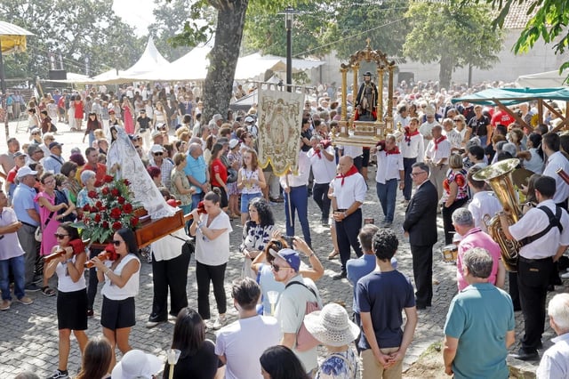 Un momento de la procesión.