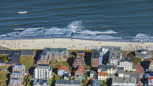 Wangerooge aus der Vogelperspektive