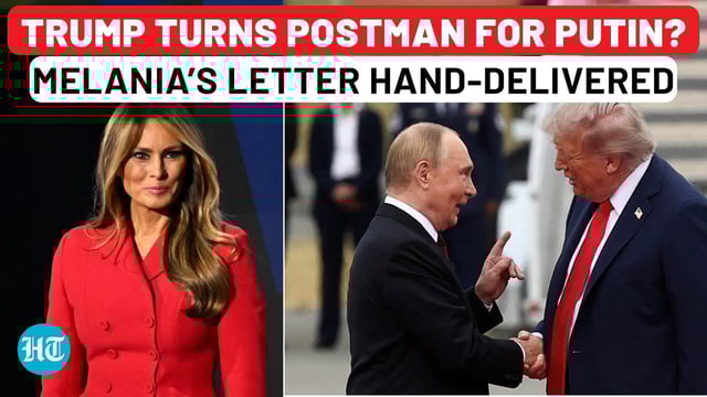 During the high-stakes Trump-Putin Alaska summit, First Lady Melania Trump reportedly sent a secret letter to Vladimir Putin