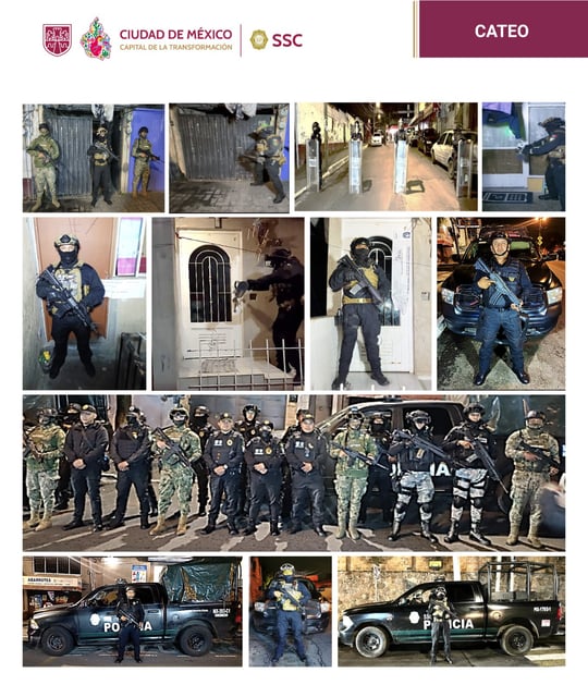 Inmuebles donde se ubicaban los narcolaboratorios.