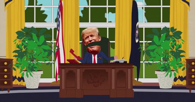 Donald Trump en South Park. Foto: Captura de pantalla.