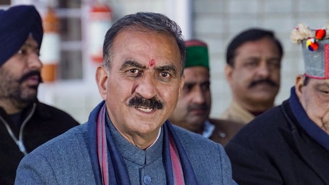 Himachal Pradesh Chief Minister Sukhvinder Singh Sukhu highlighted the disparity in the state’s financial aid.