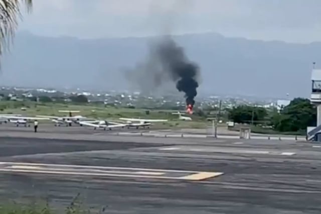 Aeronave se accidenta en Aeropuerto de Cuernavaca