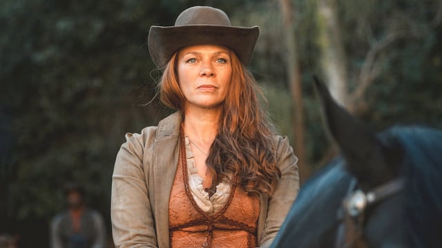 Jessica Schwarz spielt in der „Manitu“-Fortsetzung eine Gangsterbraut.