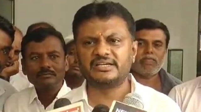 Karnataka's Channagiri MLA Basavaraju Shivaganga.