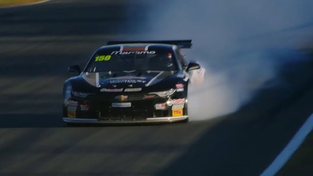 An oil line on the #150 Chevrolet Camaro let go while Tim Slade was leading Race 6 at Queensland Raceway.