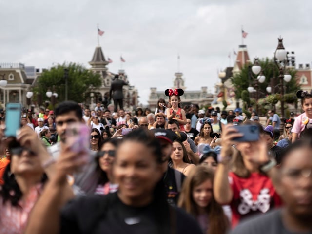 Crowds at Walt Disney World in June 2023.