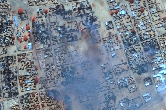 Zamzam-Flüchtlingslager in Nord-Darfur im April 2025
