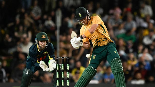 Dewald Brevis was in smashing form in the T20I series against Australia. 