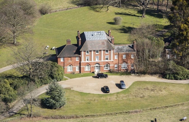 Forest Lodge, formerly known as Holly Grove, in Windsor Great Park, Berkshire in 2018.