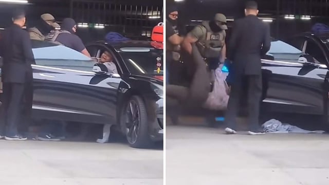After the social media star was grabbed from the parking lot of her residence, the video was shared on Reddit, drawing sharp criticism.