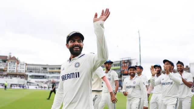 Ravindra Jadeja registered 516 runs in the Anderson-Tendulkar Trophy. 
