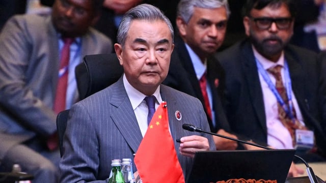 FILE PHOTO: China's Foreign Minister Wang Yi attends the 15th East Asia Summit Foreign Ministers’ meeting during the 58th Association of Southeast Asian Nations (ASEAN) Foreign Ministers’ meeting.