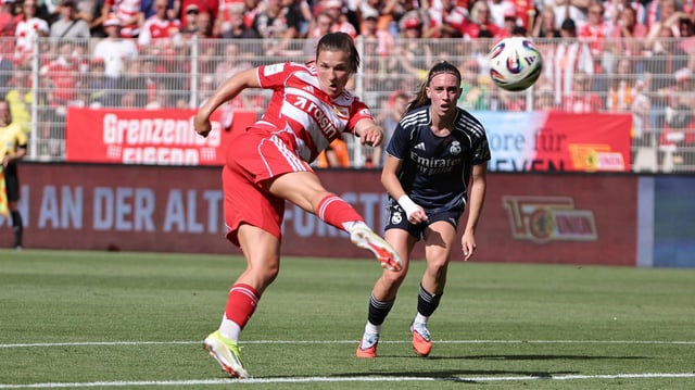 Unions Dina Orschmann im Testspiel gegen Real Madrid