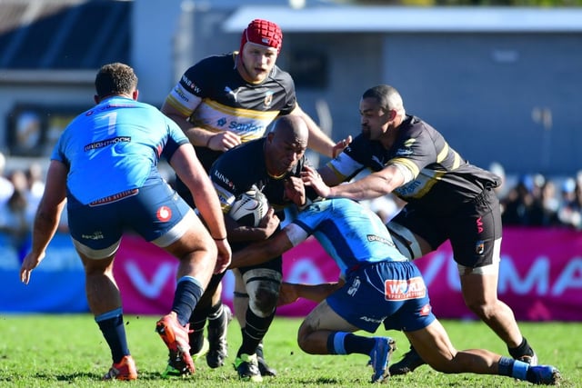 WELLINGTON, SOUTH AFRICA - AUGUST 17: Sidney Tobias of Sanlam Boland Cavaliers during the Carling Currie Cup match between Sanlam Boland Cavaliers and Vodacom Bulls at Sanlam Boland Stadium on August 17, 2025 in Wellington, South Africa. (Photo by Grant Pitcher/Gallo Images)