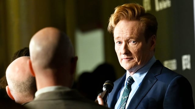 Conan O&#39;Brien attends the 2025 Mark Twain Prize for American Humor at The Kennedy Center on March 23, 2025 in Washington, DC.