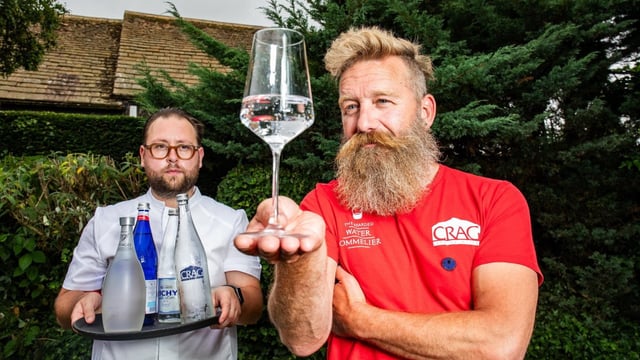 Head chef Joseph Rawlins and sommelier Doran Binder are launching Britain’s first water menu. The top-priced drink will be the £19 Palace of Vidago sparkling water from Portugal