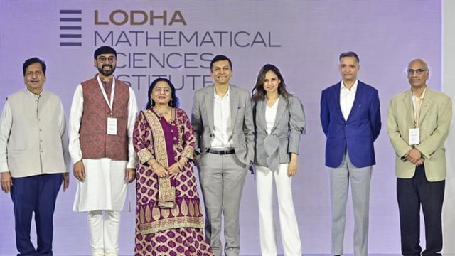 The Lodha Mathematical Sciences Institute was inaugurated on Sunday. (Anshuman Poyrekar/ Hindustan Times)