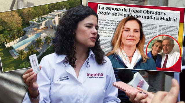Luisa Alcalde defiende a Beatriz Gutiérrez Müller ante críticas por su posible residencia en Madrid. FOTO: Especial