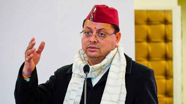 Uttarakhand Chief Minister Pushkar Singh Dhami.