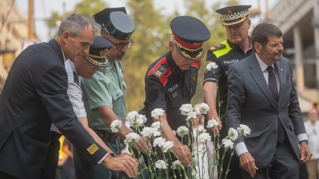 Homenaje en Barcelona a las víctimas del atentado del 17A en su 8º aniversario