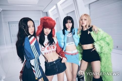 Girl group BLACKPINK is seen in this photo provided by YG Entertainment. (PHOTO NOT FOR SALE) (Yonhap)