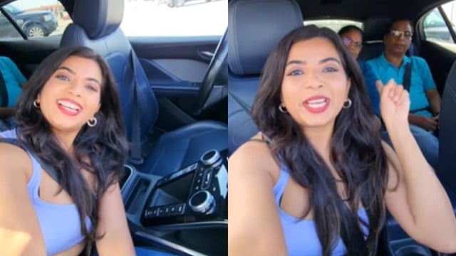 A video showed an Indian woman giving her parents a memorable ride in a driverless car in San Francisco.
