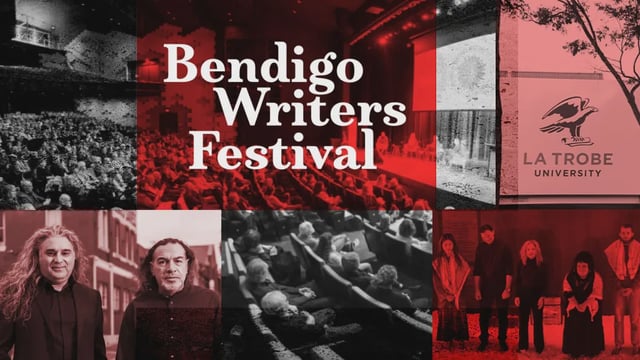 (L-R): Michael D’Agostino and Khaled Sabsabi; promotional image for Bendigo Writers Festival; actors in the STC’s production of The Seagull (Image: Private Media)