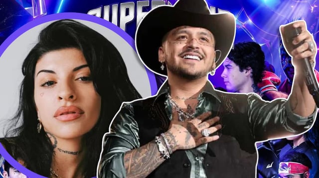 Christian Nodal actuó en Supernova, pero los gritos de Cazzu marcaron la noche / Foto: Especial