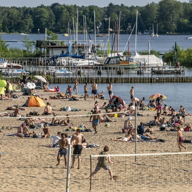 Die Berliner dürfen sich zum Wochenbeginn auf bis zu 27 Grad freuen.