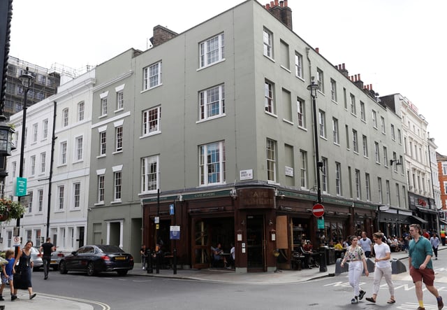 Soho House is seen on Greek street, London, Britain, July 13, 2021.  REUTERS/Peter Nicholls/File Photo