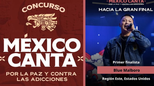 Blue Malboro se convierte en el primer finalista de “México Canta” tras vencer en la semifinal de EU Este. / Foto: Especial