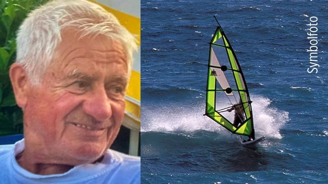 Ein 85-jähriger Surfer wird nach einem Ausflug auf dem Chiemsee vermisst.