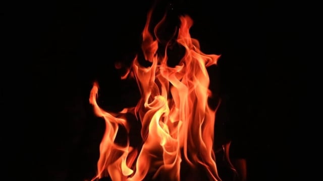 A fire tender was pressed into service, and it took more than an hour to douse the blaze, a senior officer said.