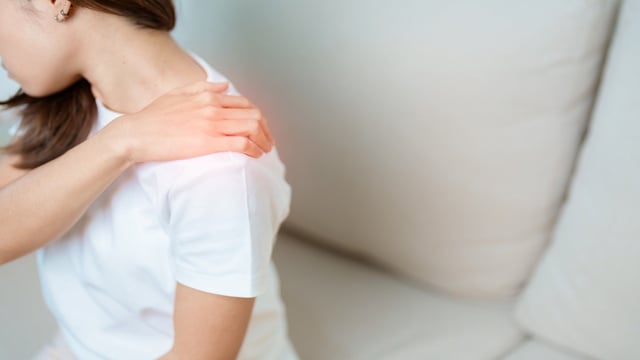 Fibromyalgia is a chronic pain condition that affects ten million adults in the US, with 80% of those affected women. Credit: Jo Panuwat D/Shutterstock.com.