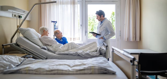 Untersuchung in einem Krankenhaus