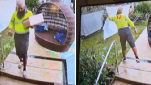 In Queensland, resident Verrity Wandel captured a heartwarming moment on her home security camera.