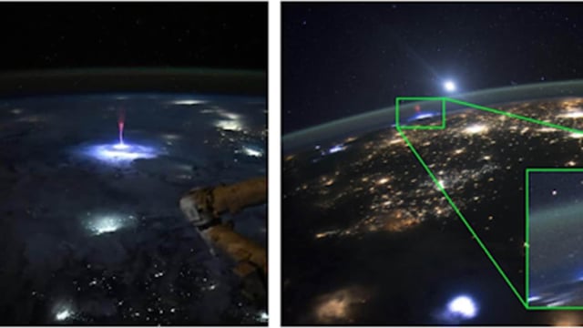 Von der ISS aus haben Astronauten geheimnisvolle Lichtblitze in der Atmosphäre fotografiert – ein seltenes und kaum erforschtes Phänomen.