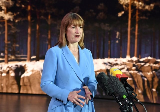 Britain&#39;s Chancellor of the Exchequer Rachel Reeves (Oliver McVeigh/Pool via Reuters)