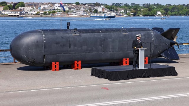 XLUUV as been unveiled during a naming ceremony at HMNB Devonport.
