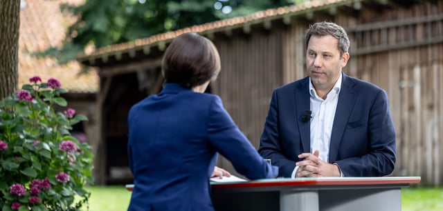 Finanzminister Lars Klingbeil (SPD) im ZDF-Sommerinterview: „Da wird keine Option vom Tisch genommen“