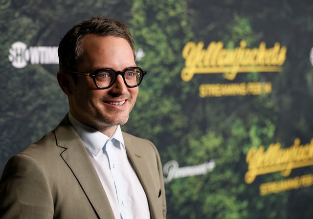 Elijah Wood attends the premiere of "Yellowjackets" Season 3 on Feb. 13, 2025, in Los Angeles.