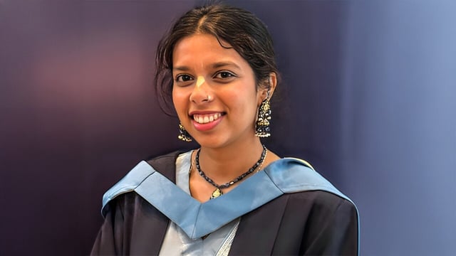 Krishangi Meshram began her law studies at 15 with the Open University in the UK. (Photo: Open University)