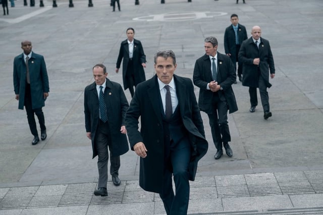 The Diplomat. Rufus Sewell as Hal Wyler in episode 305 of The Diplomat. Cr. Liam Daniel/Netflix © 2025