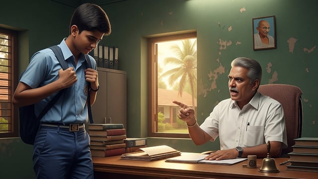 Kerala school headmaster probed after Class 10 student suffers ruptured eardrum. (AI generated representative image)