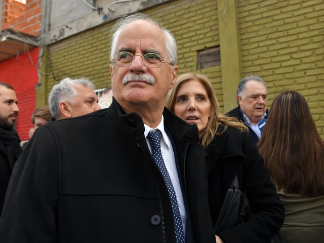 Jorge Taiana, candidato a diputado por el peronismo. 
Foto: Enrique García Medina