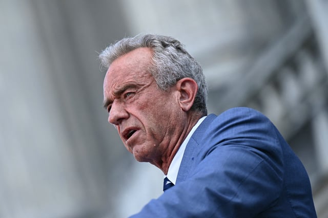Secretary of Health and Human Services Robert F. Kennedy Jr., at a news conference in Washington on July 14, 2025. 