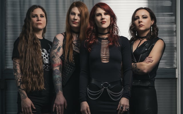 A photo of the band Kittie.