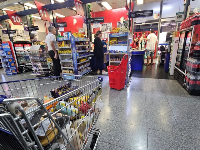 Precios alimentos góndolas supermercado inflación