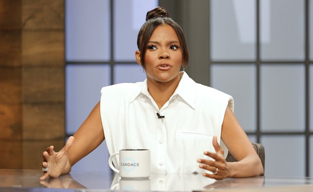 NASHVILLE, TENNESSEE - AUGUST 09: Candace Owens hosts the "Candace" Hosted By Candace Owens show on August 09, 2021 in Nashville, Tennessee. The show will air on Tuesday, August 10, 2021. (Photo by Jason Kempin/Getty Images)
